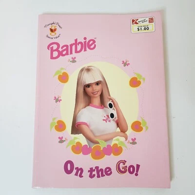 Barbie On The Go! Vtg Coloring Book 1995 Mattel Merrigold Press Special Value  - Image 1 of 4