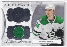 2023-24 UPPER DECK ARTIFACTS TREASURED SWATCHES JERSEY STARS ROOPE HINTZ