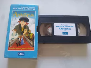 Anastasia Animacion Fox 1996 - VHS Cinta Tape Español - Imagen 1 de 3