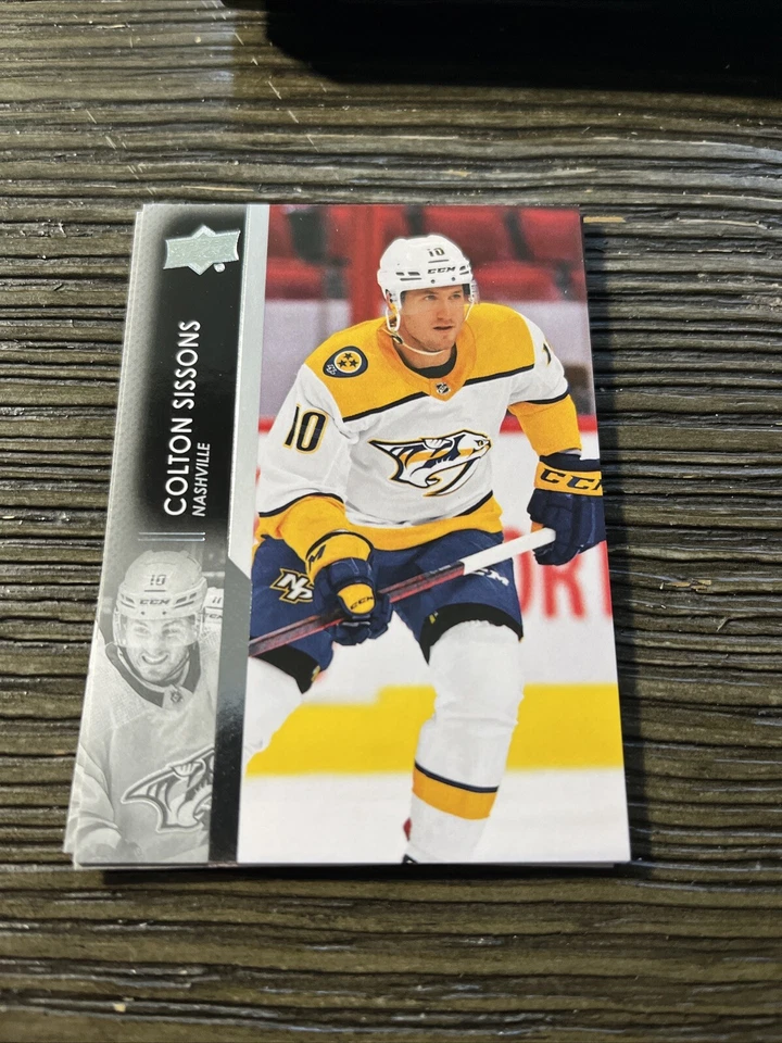 2021-22 Upper Deck Hockey Series 2 #355 Colton sissons Nashville Predators - Image 1 of 1