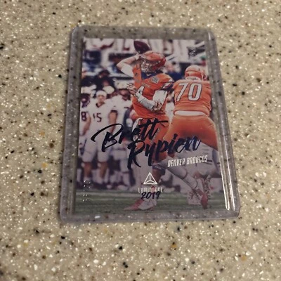 K63,356 - 2019 Panini Luminance Blue #138 Brett Rypien #/99 - Image 1 of 2