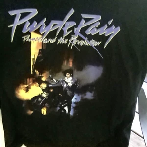 Purple Rain T-Shirt, Prince Unisex Short Sleeve Tee Size Large - Picture 1 of 5