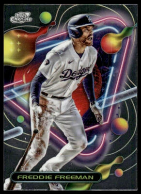 2023 Topps Cosmic Chrome #143 Freddie Freeman Los Angeles Dodgers - Image 1 of 2