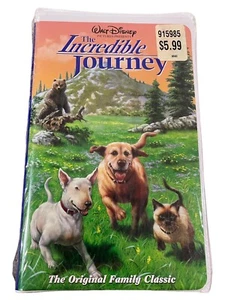 VHS Walt Disney Home Video The Incredible Journey - Picture 1 of 2