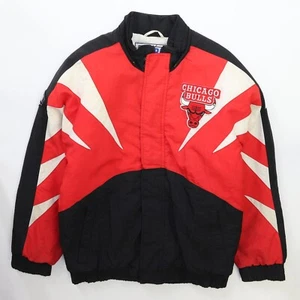 Chaqueta acolchada vintage Chicago Bulls Apex One talla pequeña años 90 NBA - Imagen 1 de 5