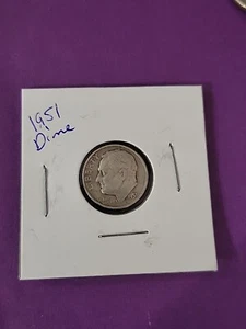 1951 10C Roosevelt Dime - Picture 1 of 14