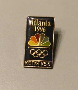 Vintage Atlanta Georgia 1996 Olympics USA Lapel Pin – KETK-TV56 - Picture 1 of 4