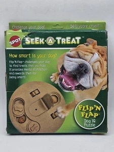 Seek-A-Treat Flip-N-Flap Dog IQ Puzzle/Toy - Picture 1 of 3