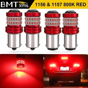 4X 1156 1157 LED Tail Brake Stop Lights Parking Back Rear Turn Signal Light Bulb - Picture 1 of 12