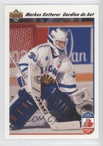 1991-92 Upper Deck French Markus Ketterer #23 Rookie RC