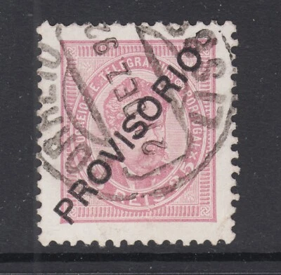 Portugal Sc 92 used. 1893 25r lilac rose King Luiz, light CDS cancel, VF+ - Image 1 of 2
