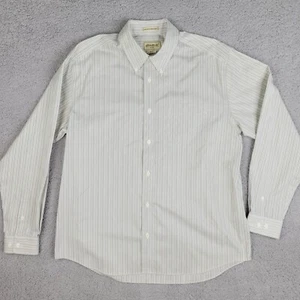 Eddie Bauer Shirt Men's Large Multicolor Pastel Striped Button Down Long Sleeve - Picture 1 of 10