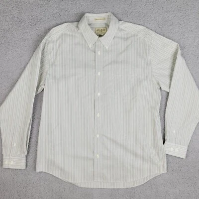Eddie Bauer Shirt Men's Large Multicolor Pastel Striped Button Down Long Sleeve - Image 1 of 4