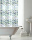Bathroom Shower Curtain Waterproof Extra Long With Hooks Ring Mildew Resistant