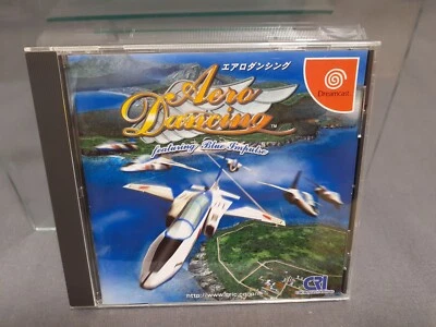 SEGA DREAMCAST Aero Dancing featuring Blue Impulse JAPANESE ver. T-6802M Boxed - Image 1 of 3