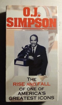 O.J. Simpson: The Rise and Fall Of One Of America's Greatest Icons,VHS 1994,Used - Image 1 of 2