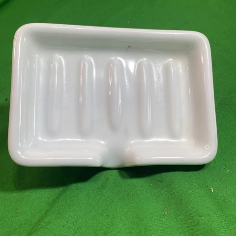 Antique Faucet Soap Holder Dish Tray Porcelain Victorian Kitchen Or  Bath Cover
