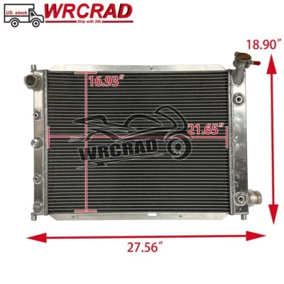 Full Aluminum Radiator For Ford Escort 1991-2002 1.8 1.9 2.0 L4 Mercury Tracer - Image 1 of 4