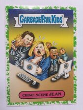 Garbage Pail Kids Prime Slime Trashy TV Sticker 2b Crime Scene Jean Green Puke
