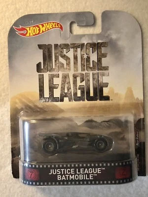 Hot Wheels 2017 Retro Entertainment Justice League Batmobile DWJ80 - Image 1 of 2