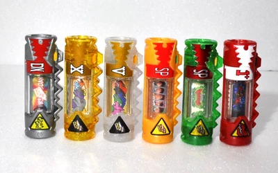 Lote de 6 Zyudenchi Dino Charge Kyoryuger X / V / 1+ / SP & Feliz Navidad / DX Foto 1 de 4