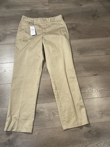 Neu mit Etikett Lacoste Live Herren Chino Hose 33 x 33 beige Baumwolle gerade Passform - Bild 1 von 7