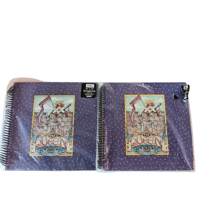 2 Vintage 2005 Mary Engelbreit Scrapbook Queen of Everything 40 Sheets - New - image 1 of 4