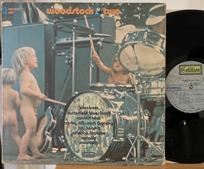 Woodstock Two Vinyl 2 LP Cotillion SD 2-400 Jimi Hendrix CSNY Canned Heat 1971 - Image 1 of 4