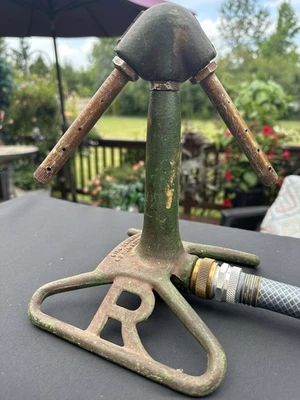 Rieger Lawn SPRINKLER Antique Vintage TESTED WORKS Metal Garden - Image 1 of 4