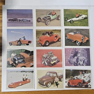 1965 Hot Rod Magazine Series 1 Spec Sheet Trading Cards Lot of 20 Customs Trucks - Picture 1 of 12