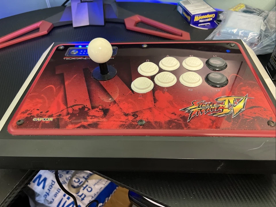 Street Fighter IV Arcade Fight Stick Edición Torneo Joystick Para PS3 USB 2 Foto 1 de 4