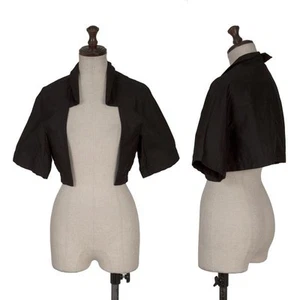 Yohji Yamamoto FEMME Cotton Buttonless Short Jacket Size 2(K-156597) - Picture 1 of 11
