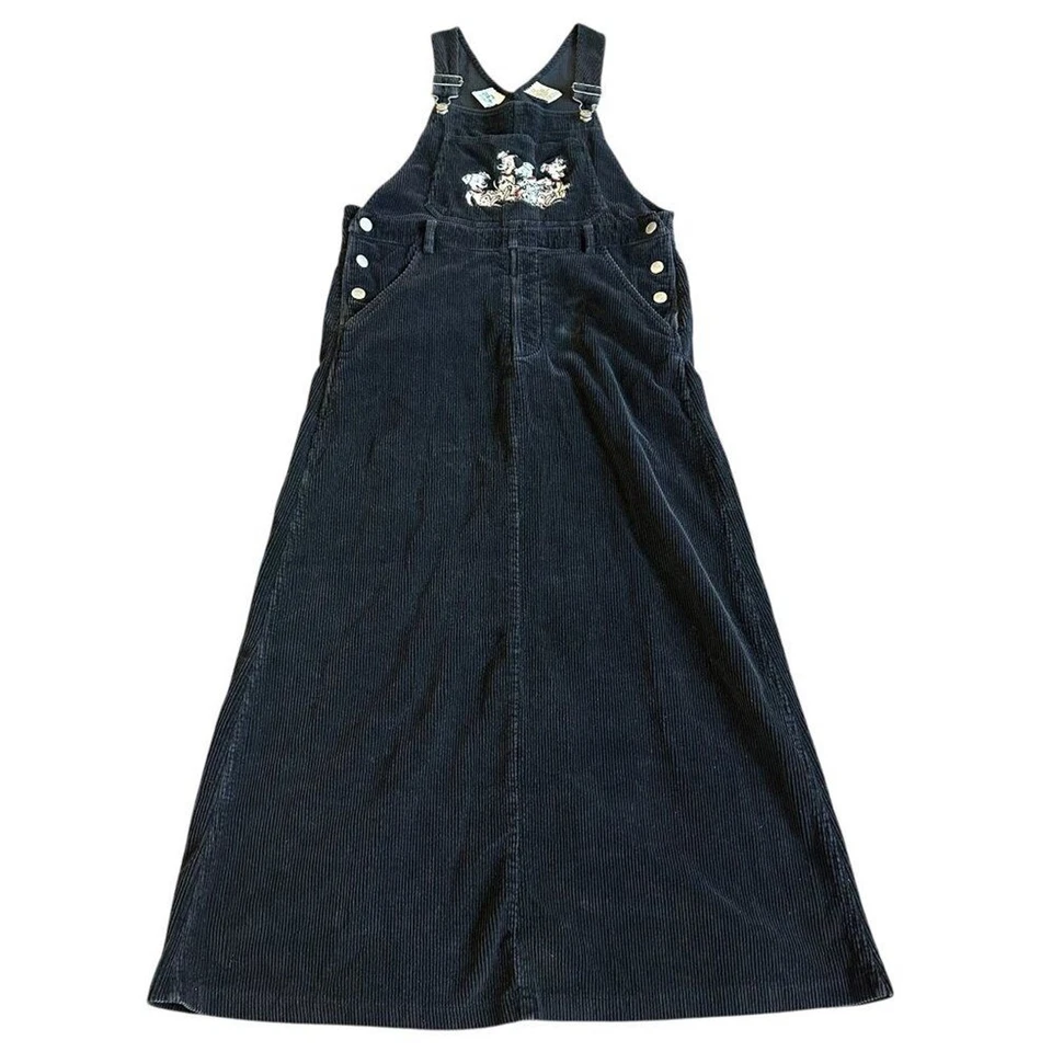 Vestido Retro The Disney Store 101 Dálmatas Pana Negra Y2K Años 90 Med Foto 1 de 4