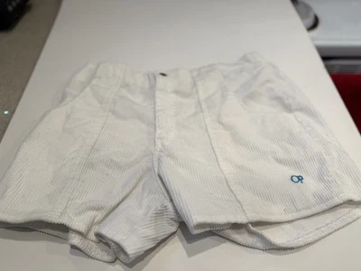 Pantalón Corto Op Vintage Pana Talla 36 Blanco Foto 1 de 4
