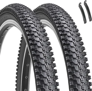 Paquete de 2 neumáticos para bicicleta de montaña Hycline: 26x1,95 pulgadas, paquete de 2-26x1,95  - Imagen 1 de 7