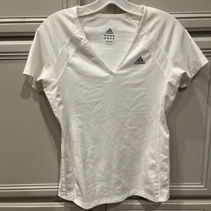 Women's Adidas athletic Short Sleeve Climalite Tee Shirt - Picture 1 of 9