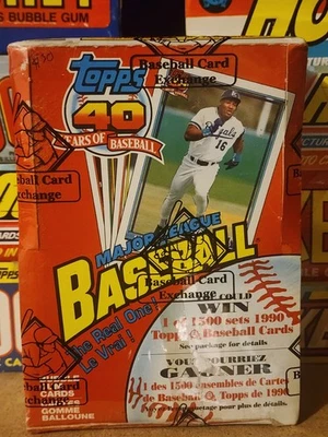 Tarjetas de béisbol 1991 O-Pee-Chee OPC MLB caja sellada 36 paquetes de cera Chipper Jones radiocontrol Foto 1 de 3