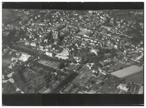 ZZ-2000/ Münsterberg  Ziebice Schlesien Foto Luftbild 18 x 13 cm ca. 1938 - Bild 1 von 2