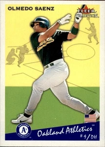 2002 Fleer Tradition Update #U167 Olmedo Saenz Oakland Athletics - Picture 1 of 2