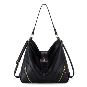 Hobo Bags for Women Vegan Leather Shoulder Tote Purses and Handbags Large Tre... - Picture 1 of 6