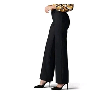 Lee Flex Motion women's Trouser Pants 10 Short Regular Fit Mid Rise Black - Picture 1 of 2