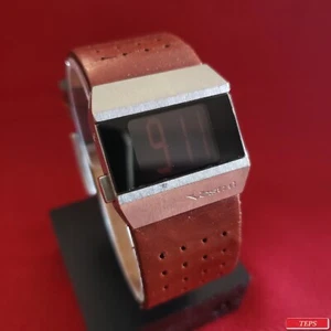 Vestal "Truvox" (Brown) 30M Digital China Movement w/ Date & Light - Picture 1 of 12