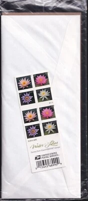Scott #4967b Water Lilies Booklet of 20 Stamps & (4) FDC - Sealed - Image 1 of 2