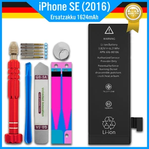 Ersatz Akku 1624mAh für Original Apple iPhone SE Batterie + Werkzeug - Bild 1 von 1