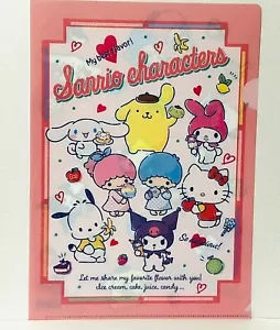 Sanrio Characters A4-sized plastic file folder(sheet protector), Japan - Picture 1 of 6