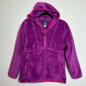 L. L. Bean Youth Fleece 1/2 Zip Hooded Jacket Size XL (18) - Picture 1 of 8