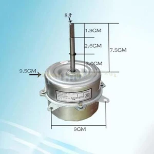 1PCS New YDK25-6 Air Conditioner Fan Motor 220V 25W 4P 0.35A YDK-25-6 - Photo 1/2