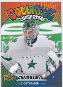 2021/22 CREDENTIALS..JAKE OETTINGER..COLORFUL CHARACTERS..SSP..# CC-5..STARS - Picture 1 of 1