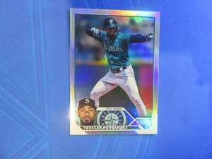 2023 Topps Update TEOSCAR HERNANDEZ Rainbow Foil Mariners US149