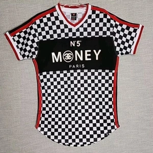 Screenshot Herren Hemden Gr. M "Nr. 5 MONEY Paris " rot/schwarz/weiß kariert - Bild 1 von 9